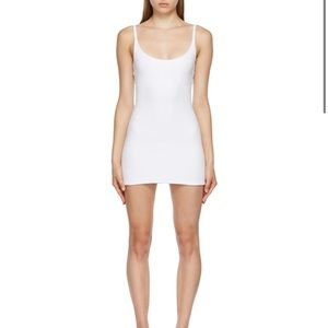 SKIMS White Terry Cloth Slip Dress